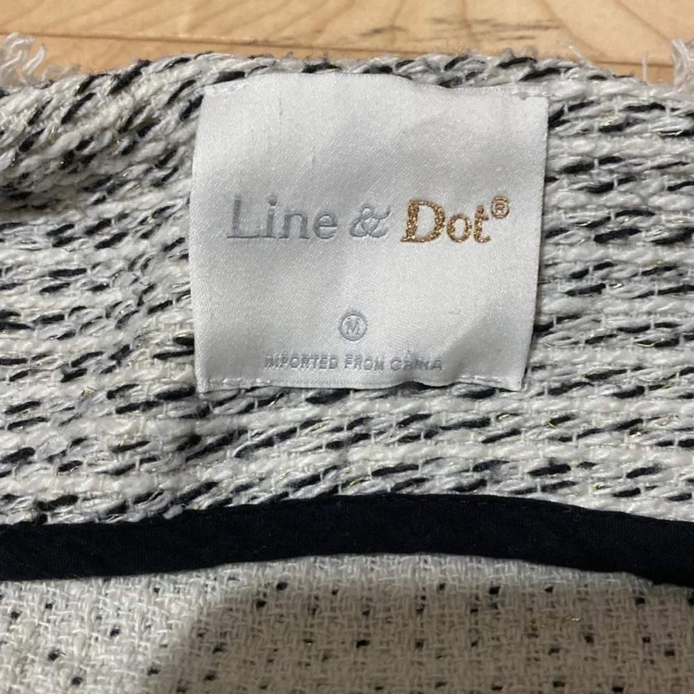 Line and Dot Tweed Sweater Jacket - Picture 13 of 17